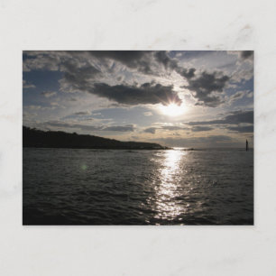 Carte Postale Coucher du soleil sur l'eau