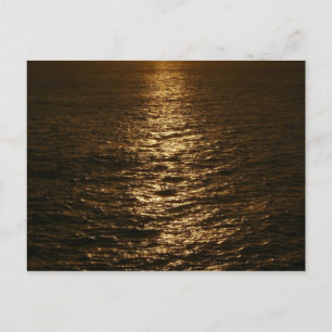 Carte Postale Coucher du soleil sur l'eau Photographie de l'océa