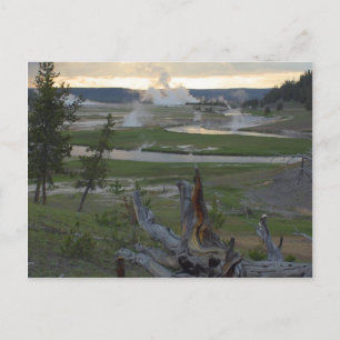 Carte Postale Couchers de soleil de Yellowstone