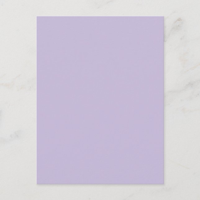 Carte Postale Couleur Arrière - plan - Lilac (Devant)