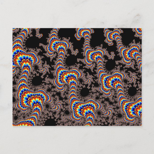 Carte Postale Couleur - Art fractal (Devant)