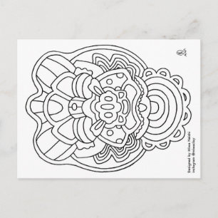 Carte Postale Couleur avec Miwaclay