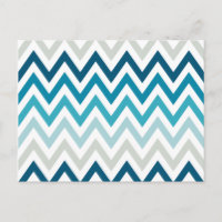 Couleur bleu blanc Chevron motifs géométriques