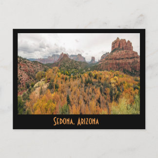 Carte Postale Couleur de chute Sedona en Arizona