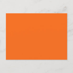 Carte Postale Couleur solide de tigre orange