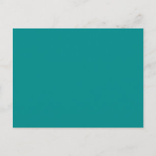 Carte Postale Couleur solide noir blanc cyan