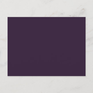 Carte Postale Couleur solide violet foncé