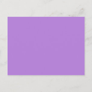 Carte Postale Couleur solide violet lavande