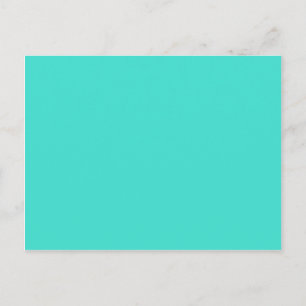 Carte Postale couleur turquoise