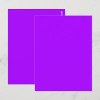 Couleur Uni Violet Psychédélique Électrique