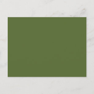 Carte Postale couleur vert foncé