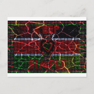 Carte Postale Couleurs rasta