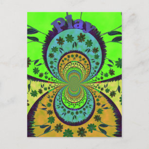 Carte Postale Couleurs traditionnelles africaines Kaleidoscope A