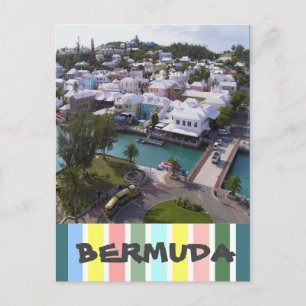 Carte Postale Couleurs tropicales des Bermudes