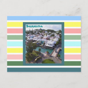Carte Postale Couleurs tropicales des Bermudes