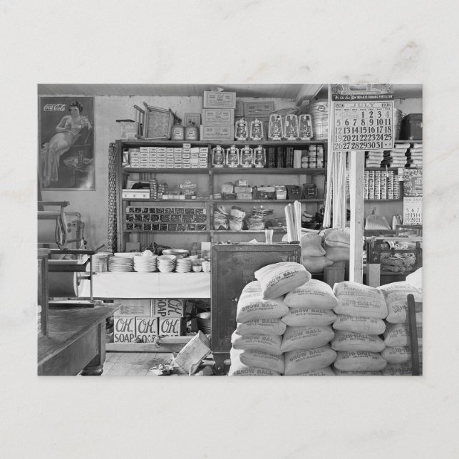 Carte Postale Country General Store, 1936 (Devant)