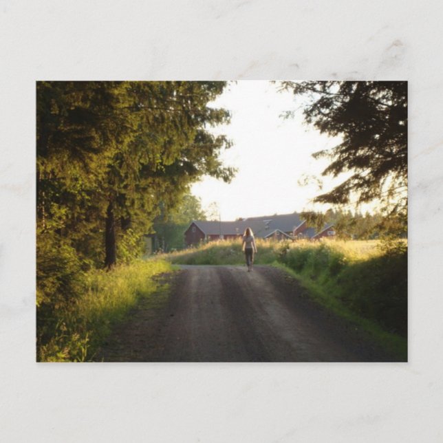 Carte Postale Country Girl (Devant)