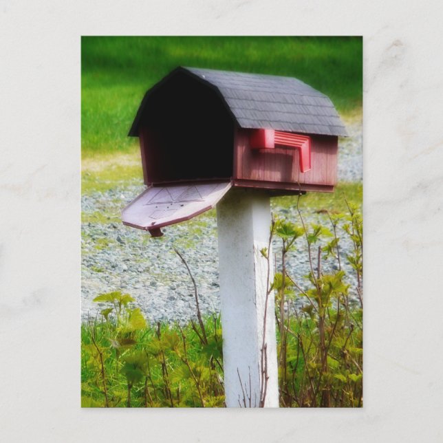 Carte Postale Country Mailbox - Nous avons déménagé! (Devant)
