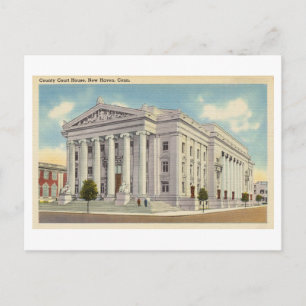Carte Postale County Court House à New Haven, Connecticut,