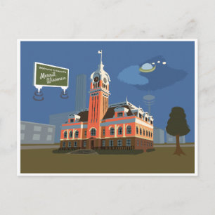 Carte Postale County Courthouse, Merrill, Wisconsin