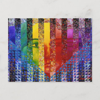 Carte Postale Counundrum I - Femme arc-en-ciel