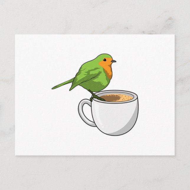 Carte Postale Coupe Bird Coffee (Devant)