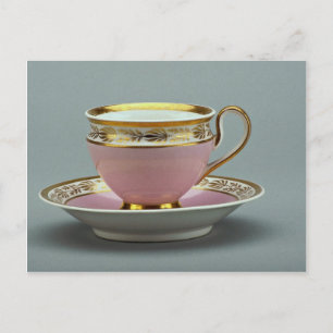 Carte Postale Coupe colorée et soucoupe, Berlin, Allemagne