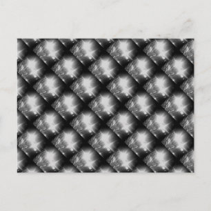Carte postale coupe-feu noir et blanc
