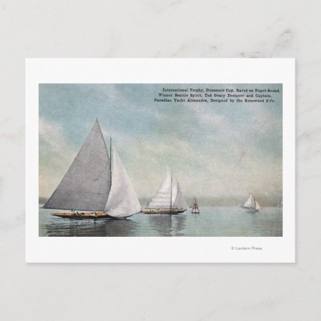 Carte Postale Coupe Internat'l Dunsmuir (Devant)