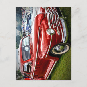 Carte Postale Coupe spéciale Plymouth rouge Deluxe