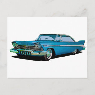 Carte Postale Coupe sportive Plymouth Belvedere 1957