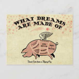 CARTE POSTALE COUPES DE PIG DE VOL