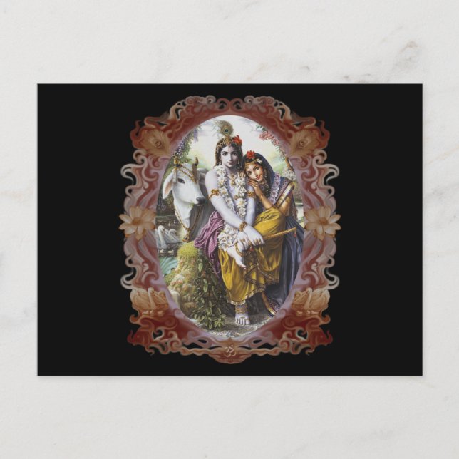 Carte postale Couple attrayante (Devant)