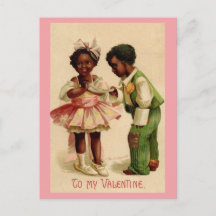 Couple d'Afrique vintage-américaine Valentine