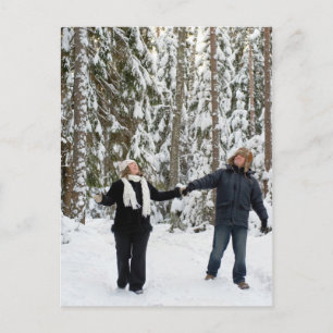 Carte Postale Couple dans la forêt