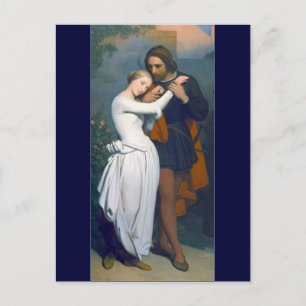 Carte Postale Couple de romance médiévale