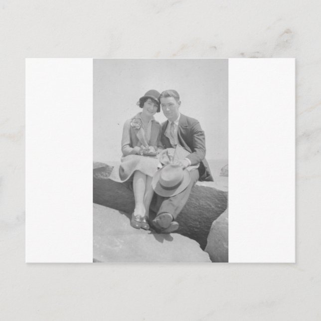 Carte Postale Couple des années 1930 (Devant)