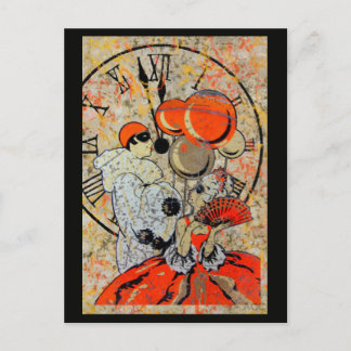 Carte Postale Couple masquade de minuit