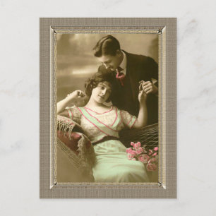 Carte Postale Couple romantique - aime la dévotion