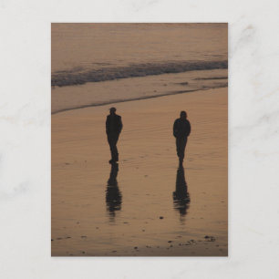 Carte Postale couple sur la plage