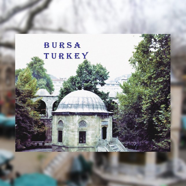 Carte Postale Cour intérieure du bazar de la soie à Bursa (Créateur téléchargé)