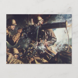 Carte Postale Courage sur le champ de bataille