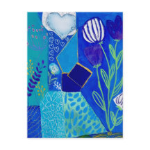 Courants fleuris et violet