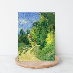 Carte Postale Courbe de la route forêt Paul Cezanne