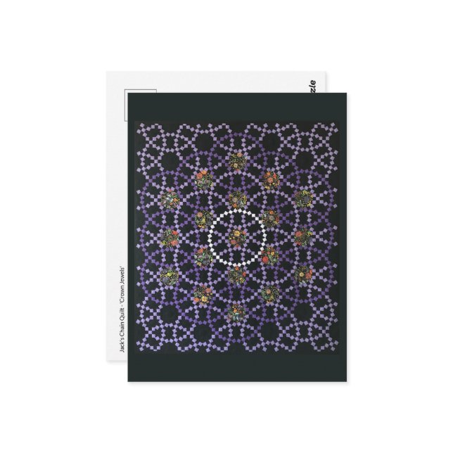 Carte postale Courbes de couronne (Devant/Arrière en situation)