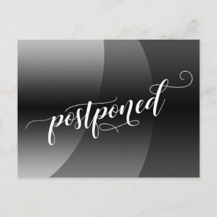 Carte Postale Courbes grises Faire-part Mariage repoussé