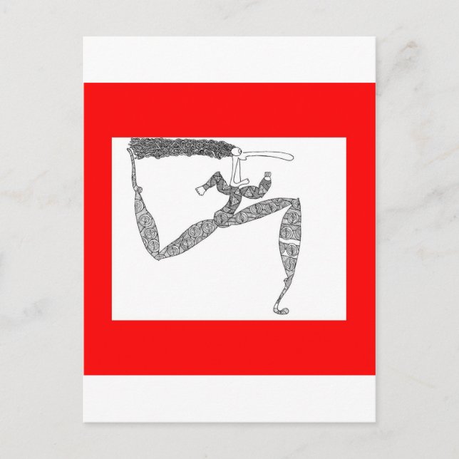 Carte Postale coureur (Devant)