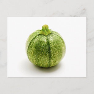 Carte Postale Courgette ronde