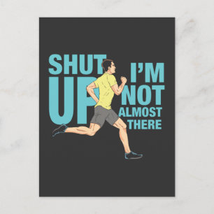 Carte Postale Courir - Je n'y suis pas presque