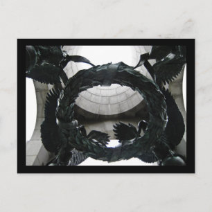 Carte Postale Couronne au mémorial 2ÈME GUERRE MONDIALE, Washing